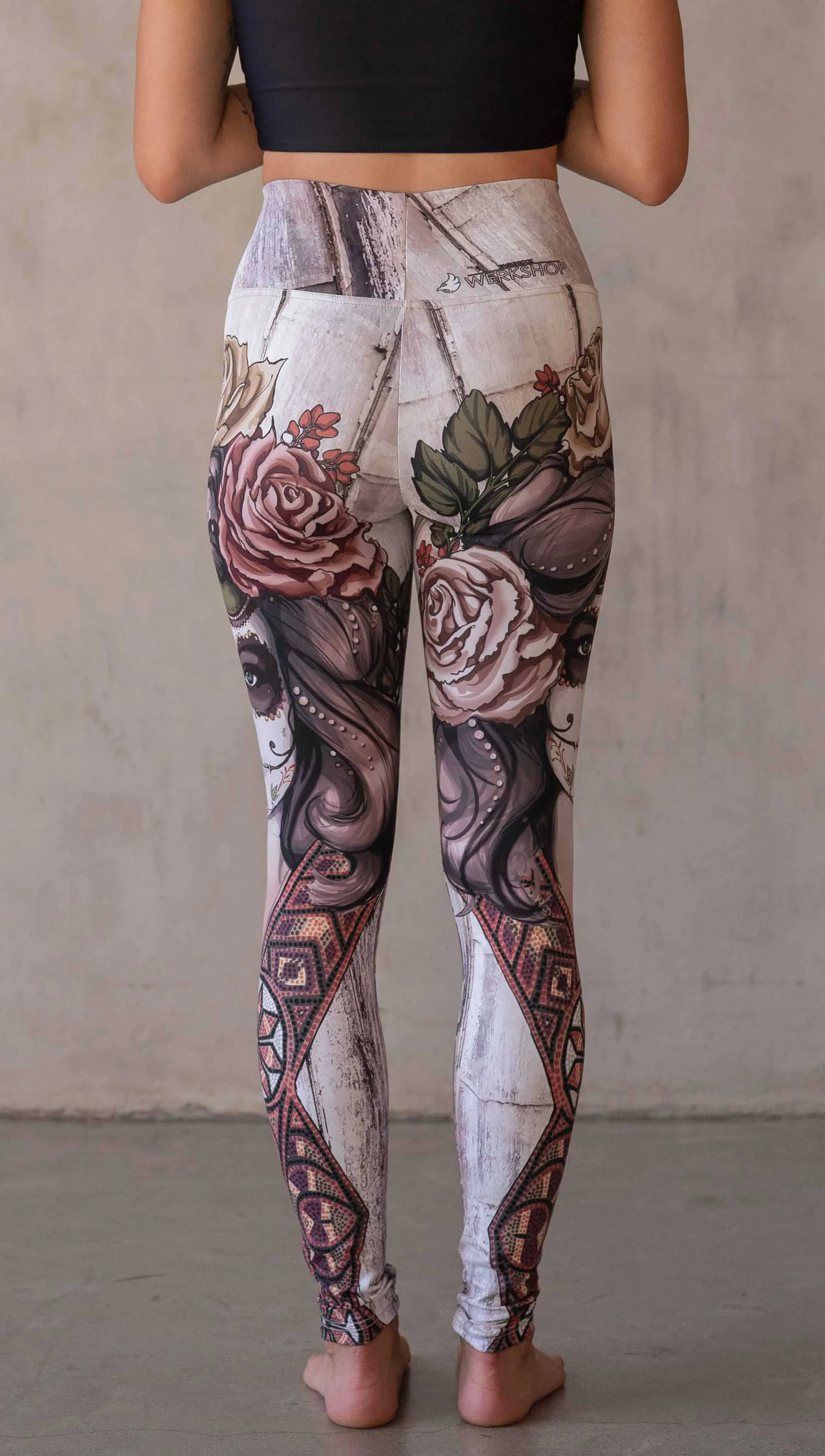 Sugar Skull (Remix) - Athleisure Leggings