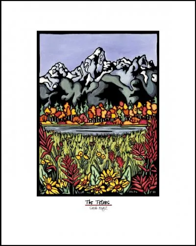 Tetons - Simple Giclee Print