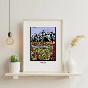 Tetons - Simple Giclee Print