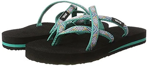 Teva Women's Olowahu Flip-Flop (7 B(M) US, Island Tropic Teal)