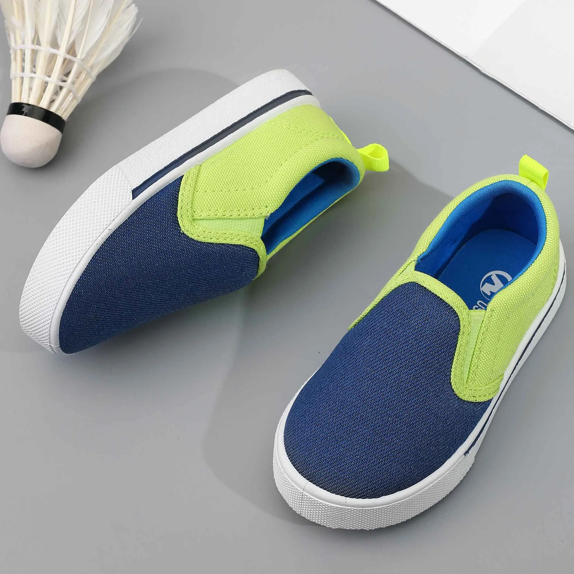 Toddler Kids Boys Sparkle Slip On Walking Shoes