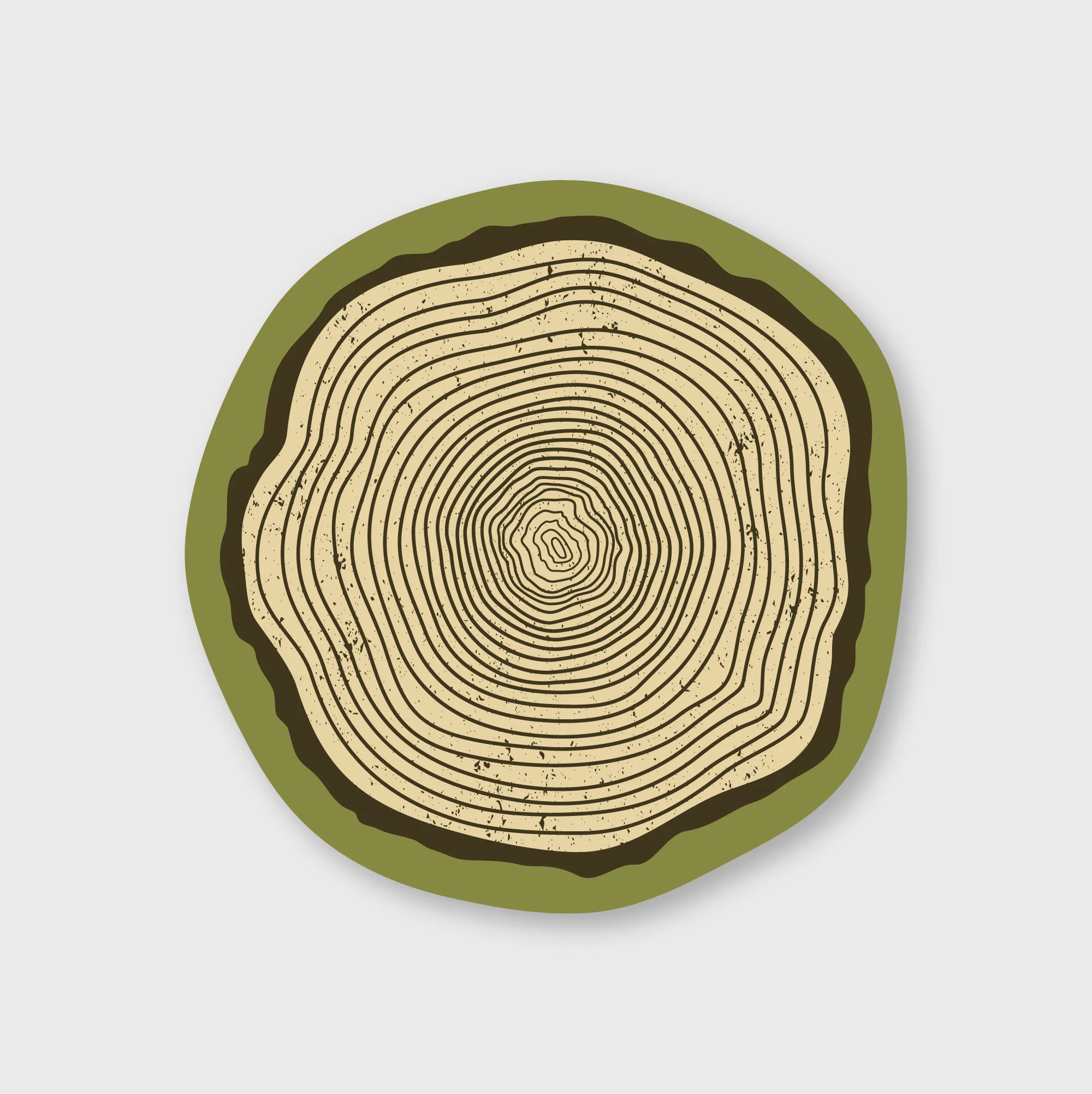 Tree Stump Sticker