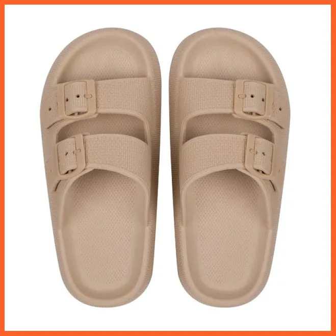 Unisex Thick Platform Anti-Slip Slippers For Summer