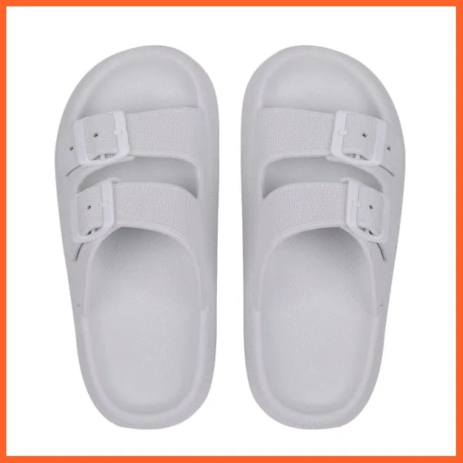 Unisex Thick Platform Anti-Slip Slippers For Summer