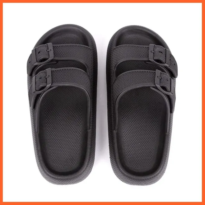 Unisex Thick Platform Anti-Slip Slippers For Summer