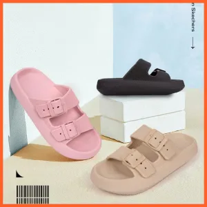 Unisex Thick Platform Anti-Slip Slippers For Summer