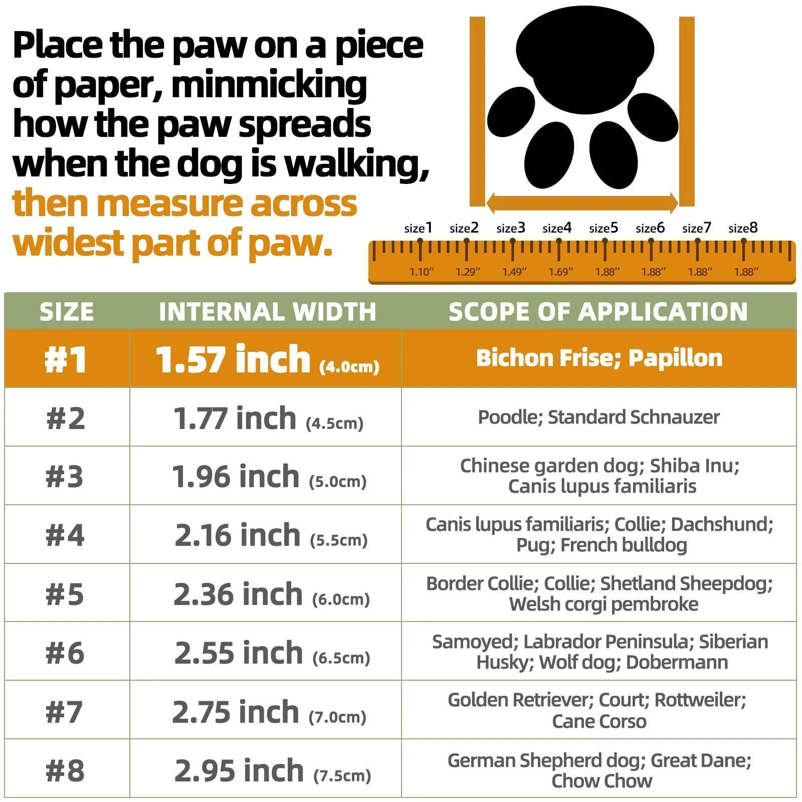 Waterproof Dog Boots Paw Protector Anti Slip Sole - 4PCS